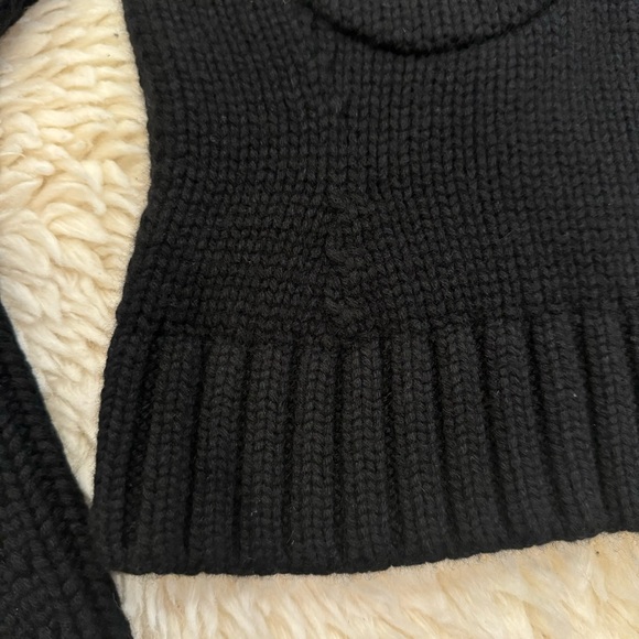 Zara Collection 100% Cashmere Turtleneck Sweater S Black NWT - Picture 3 of 9